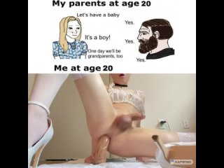 parents raised an anal slut))