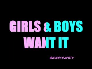 all white boys and girls want it